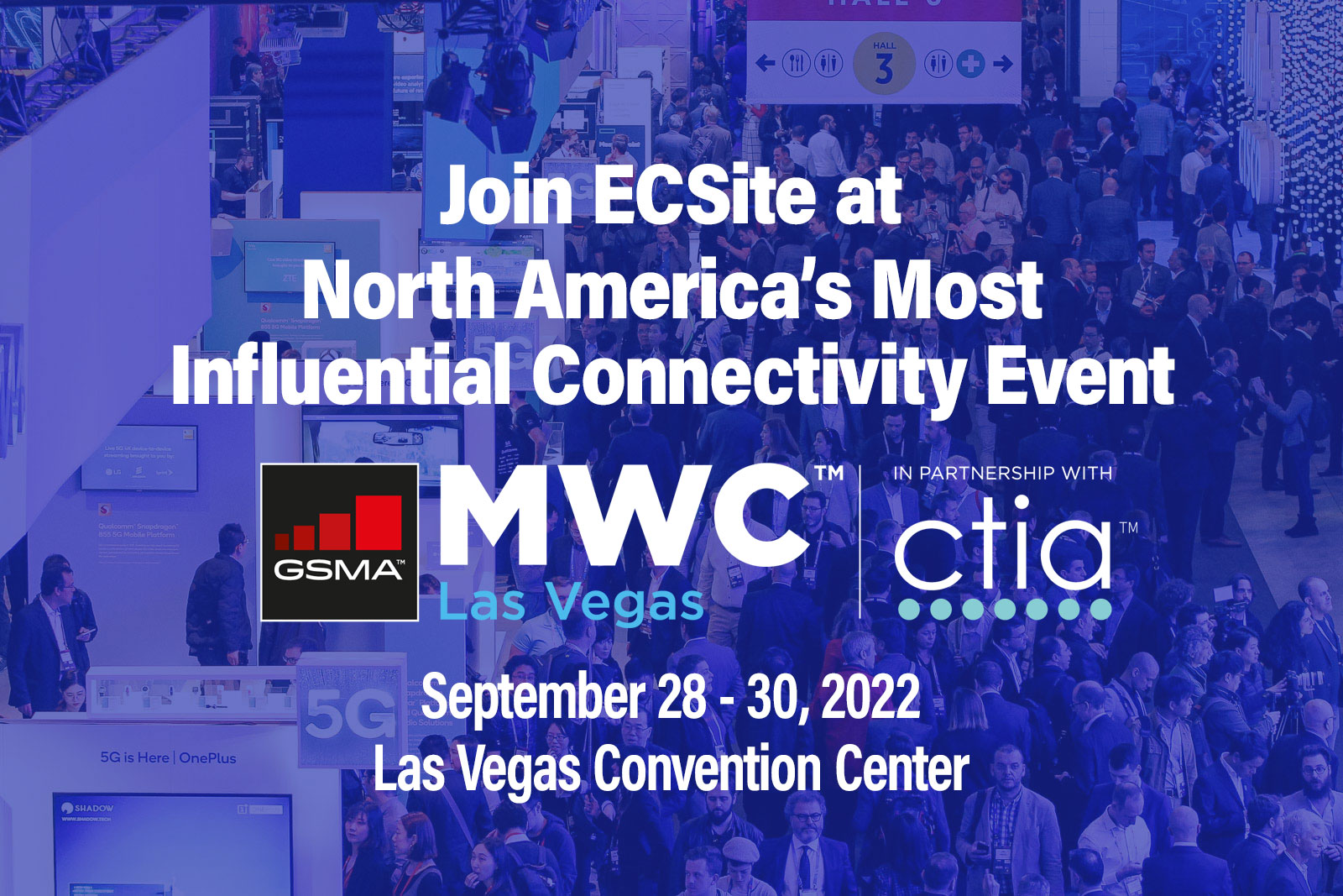 Featured image for “Join ECSite at North America’s Most Influential Connectivity Event”